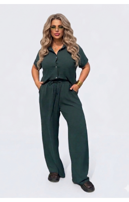 Костюм літо (рр 50-60) американський креп-жатка 