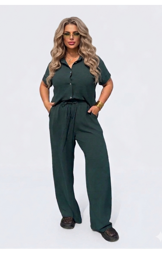 Костюм літо (рр 50-60) американський креп-жатка 