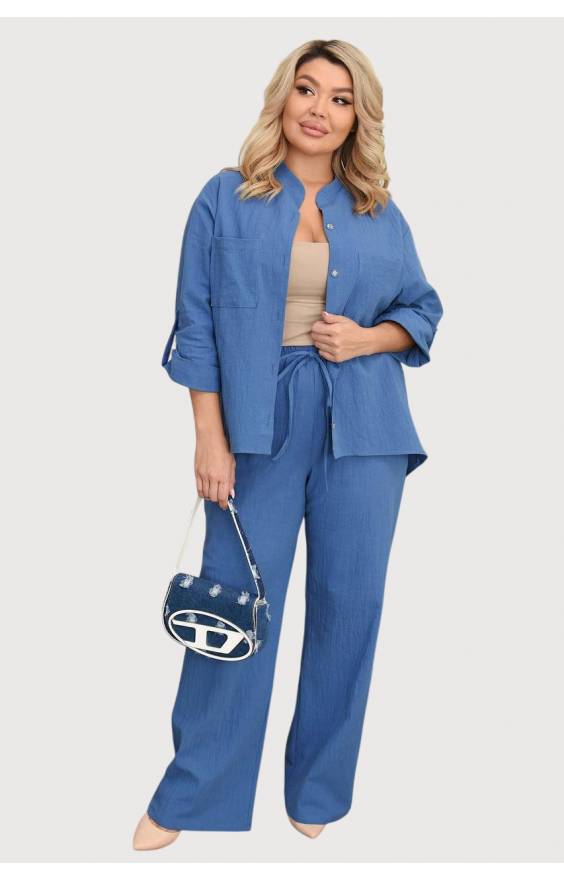 Костюм льон-жатка  (48-62) Феш