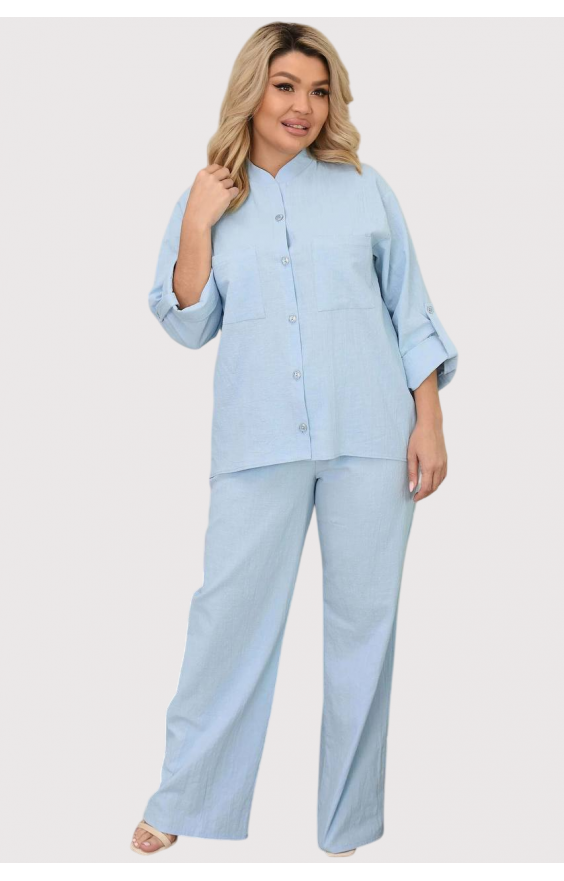 Костюм льон-жатка  (48-62) Феш