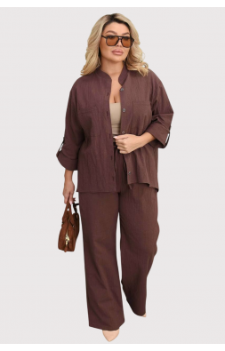 Костюм льон-жатка  (48-62) Феш