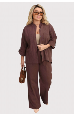 Костюм льон-жатка  (48-62) Феш