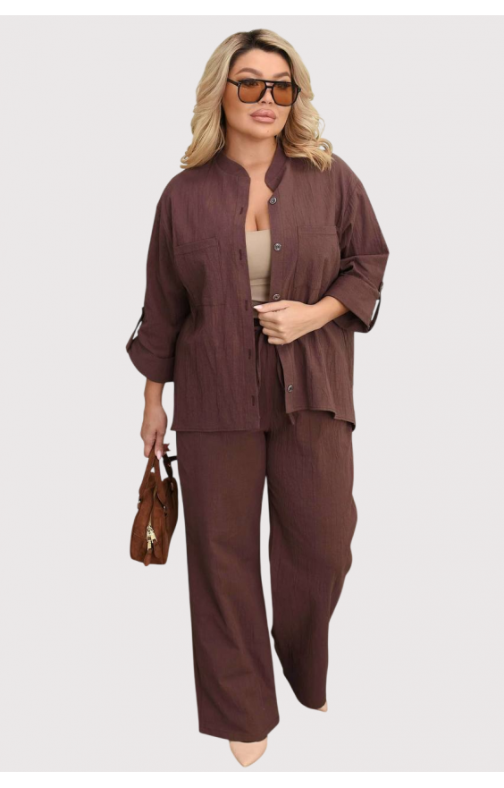 Костюм льон-жатка  (48-62) Феш