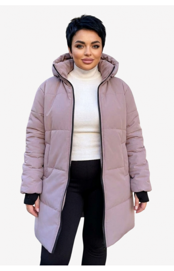 Куртка подовжена Size+ (рр48-62) еврозима
