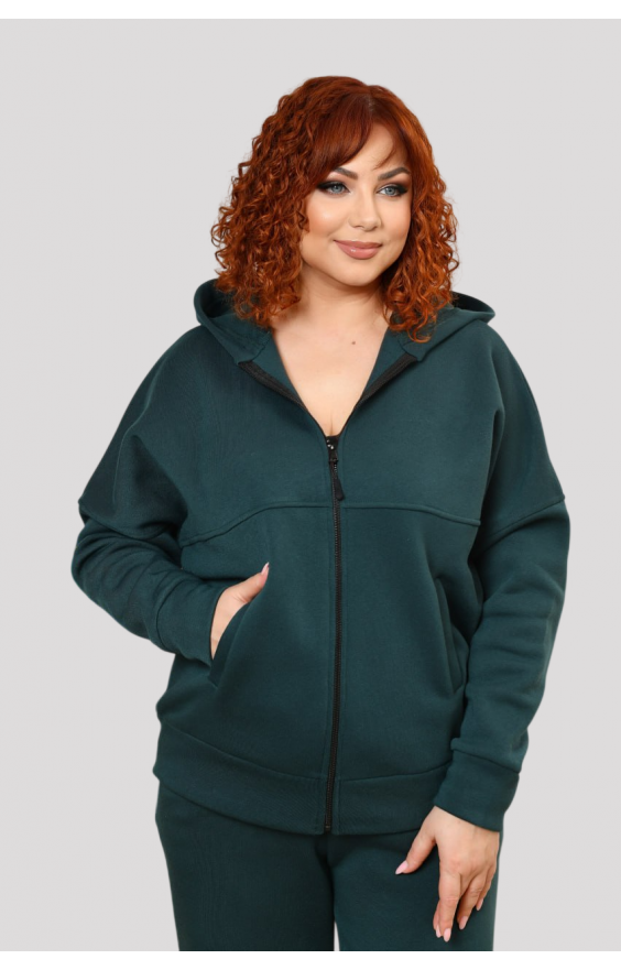 Теплий Костюм (р48-66) фліс Faina великого розміру