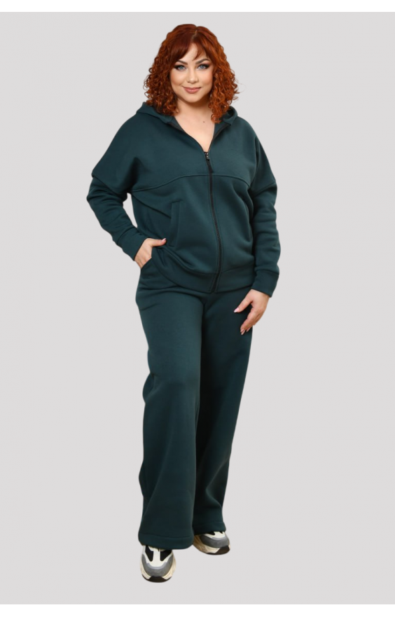 Теплий Костюм (р48-66) фліс Faina великого розміру