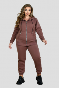 Батальний (рр 48-66) жіночий костюм на флісі Fima теплий