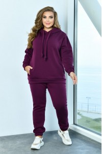 Теплий батальний спортивний костюм Afina