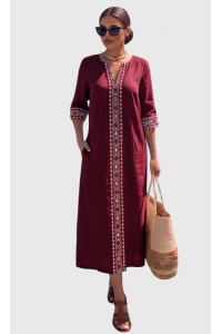 Сукня льон Size+ IRIDA (р 48-62)