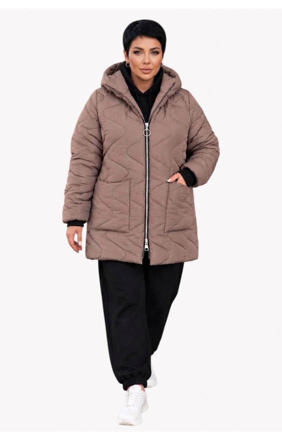 Куртка SIZE+ осынь (рр 48-62) Канада 