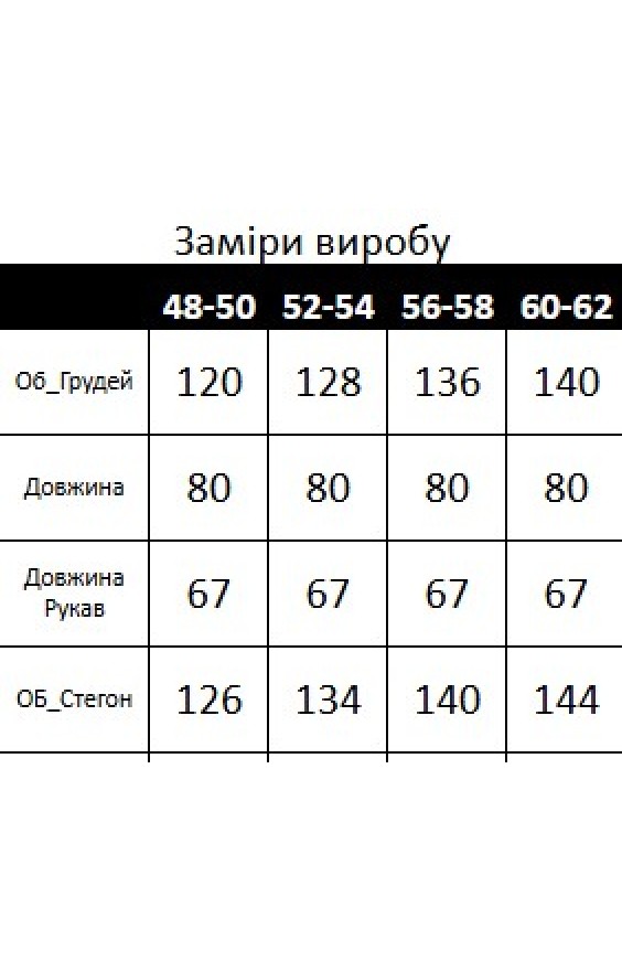 Куртка батал IRINA (р 48-62) шоколад