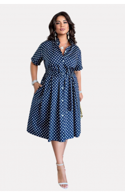 Бавовняна сукня міді Size+ (р48-60)