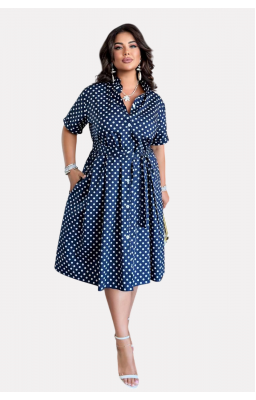 Бавовняна сукня міді Size+ (р48-60)