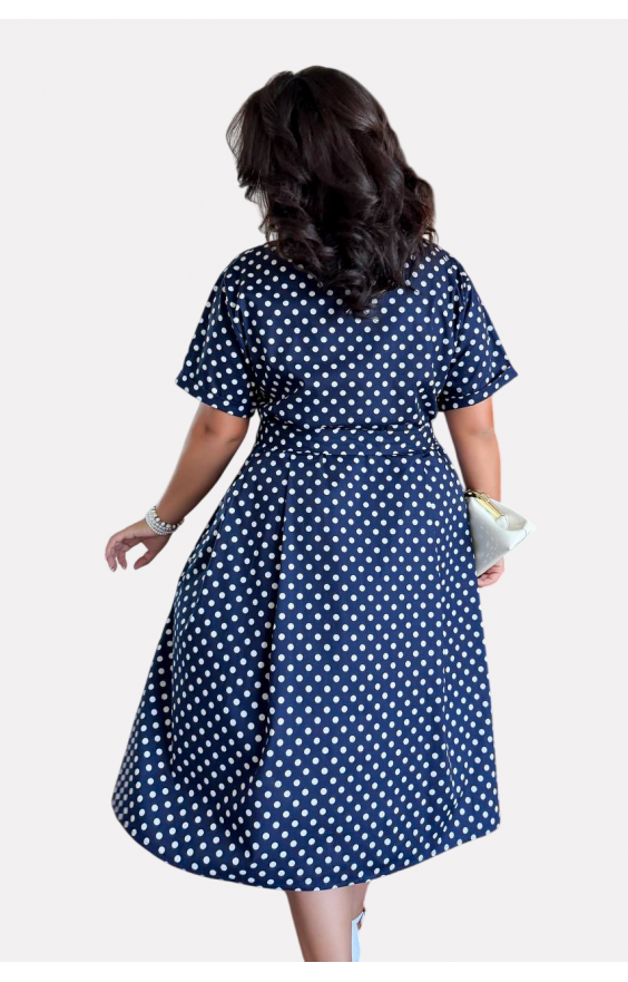 Бавовняна сукня міді Size+ (р48-60)