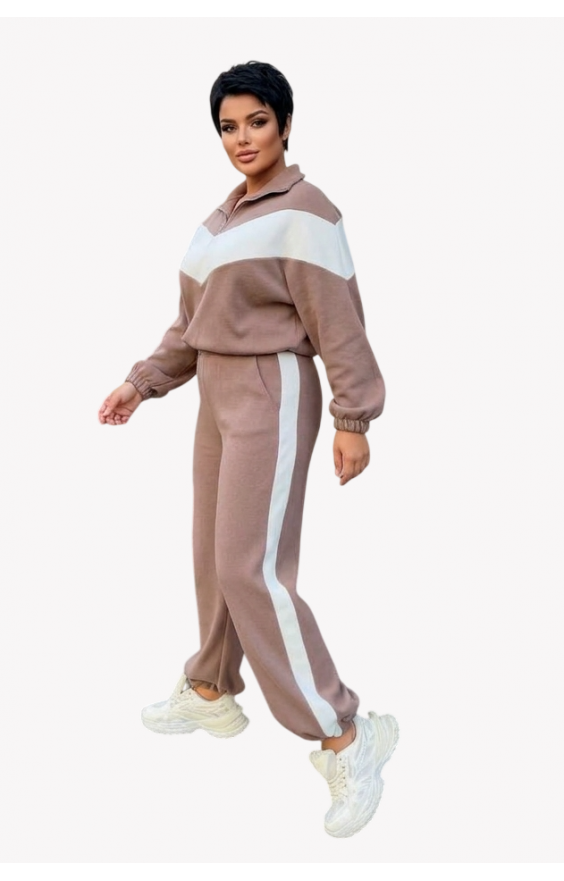 Теплий костюм SIZE+ двосторонній фліс МАРТА (р48-60) Теплий костюм SIZE+ двосторонній фліс МАРТА (р48-60)