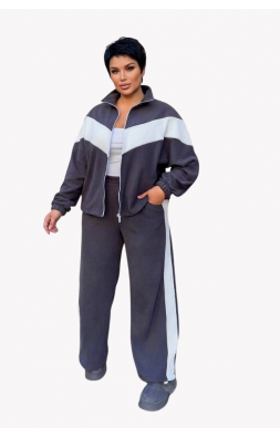 Теплий костюм SIZE+ двосторонній фліс МАРТА (р48-60)