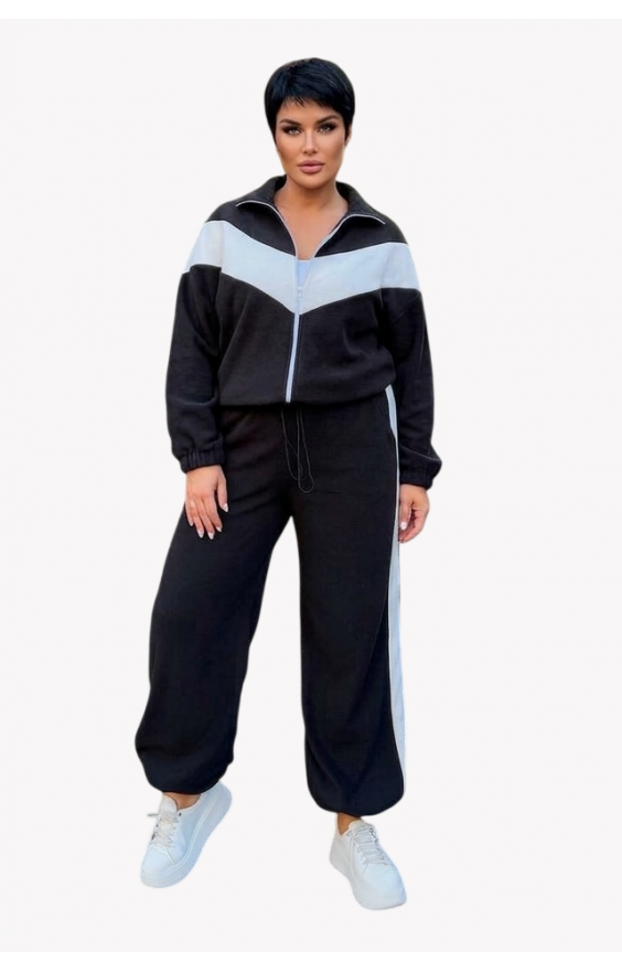 Теплий костюм SIZE+ двосторонній фліс МАРТА (р48-60) Теплий костюм SIZE+ двосторонній фліс МАРТА (р48-60)