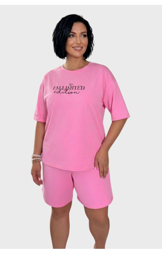 Костюм з шортими Size+ кулір Костюм з шортими Size+ кулір
