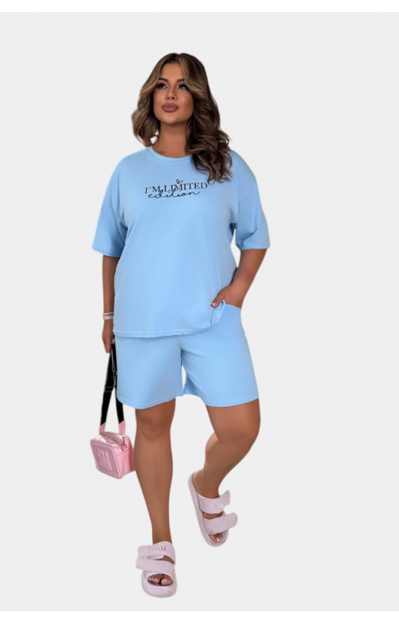 Костюм з шортими Size+ кулір Костюм з шортими Size+ кулір