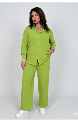 Прогулянковиий костюм (р48-60) креп жатка