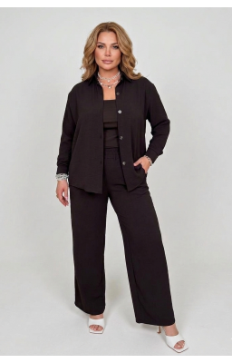 Прогулянковиий костюм (р48-60) креп жатка