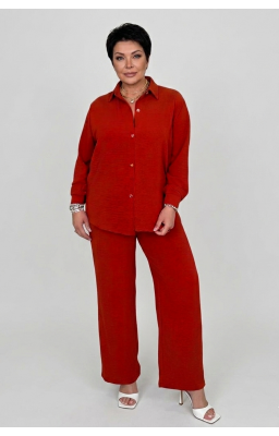 Прогулянковиий костюм (р48-60) креп жатка