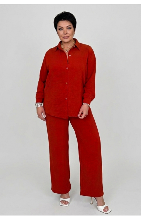 Прогулянковиий костюм (р48-60) креп жатка