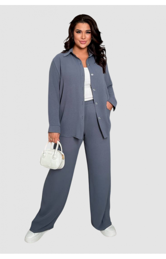 Прогулянковиий костюм (р48-60) креп жатка