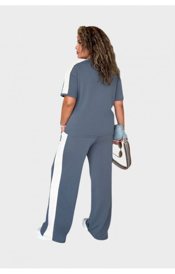 Прогулянковий костюм Suena (рр 46-56) з лампасами Прогулянковий костюм Suena (рр 46-56) з лампасами