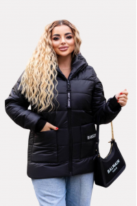 Зимова курка 52-54 чорний Irisha