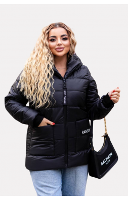 Зимова курка 52-54 чорний Irisha