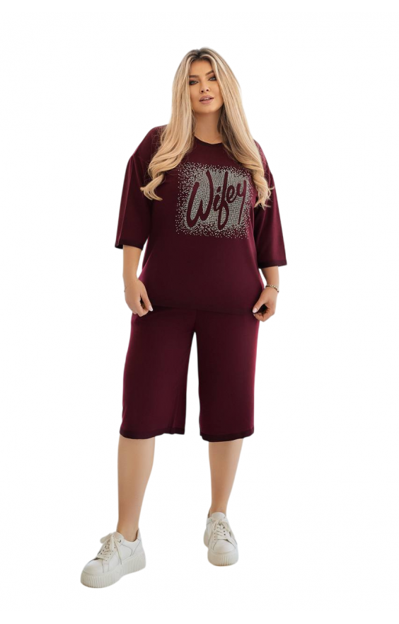 Костюм з шортами (р 48-62) стрази Костюм з шортами (р 48-62) стрази