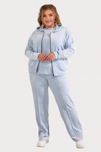 Костюм трійка Naobi (рр 42-60) велюр плюш 