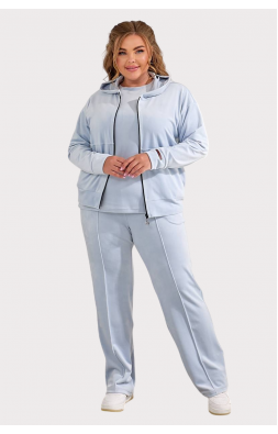 Костюм трійка Naobi (рр 42-56) велюр плюш 