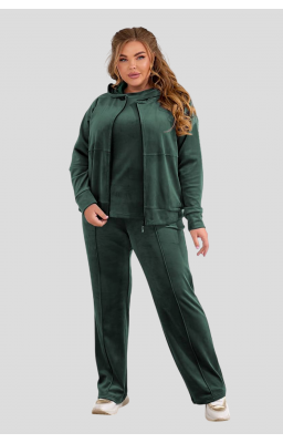 Костюм трійка (рр 42-60) Naobi  велюр