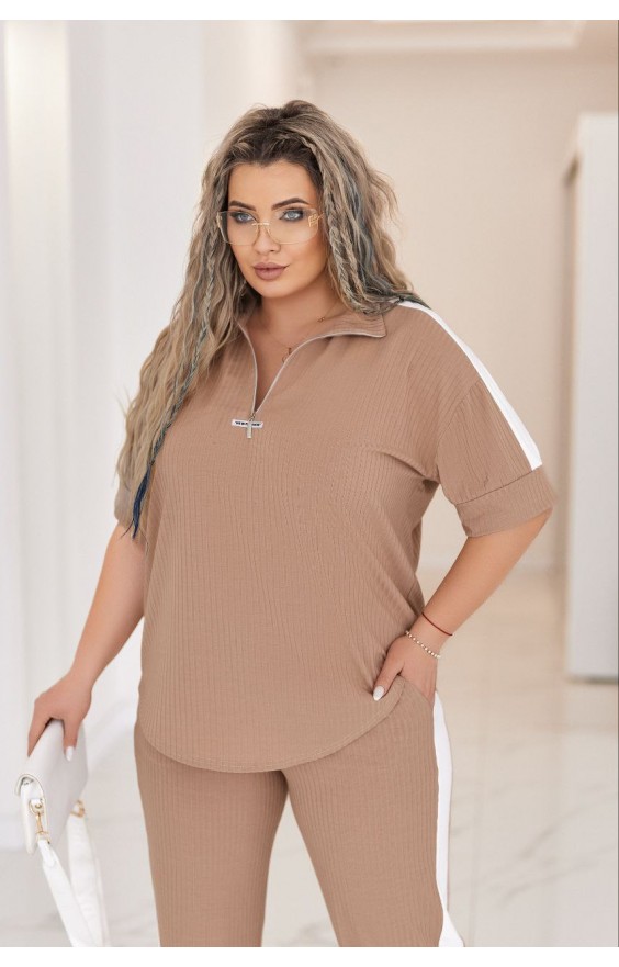 Трикотажний спортивний костюм Size Plus (48-62)