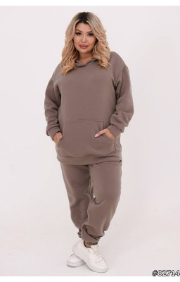 Cпортивний костюм KRA-127 на флісі  батал