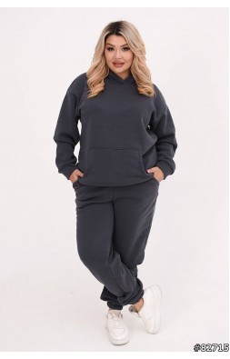 Cпортивний костюм KRA-127 на флісі  батал